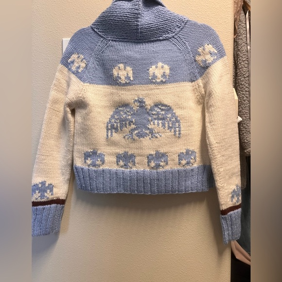 Smythe Handknit Zip Cardigan with Eagle - Picture 3 of 9